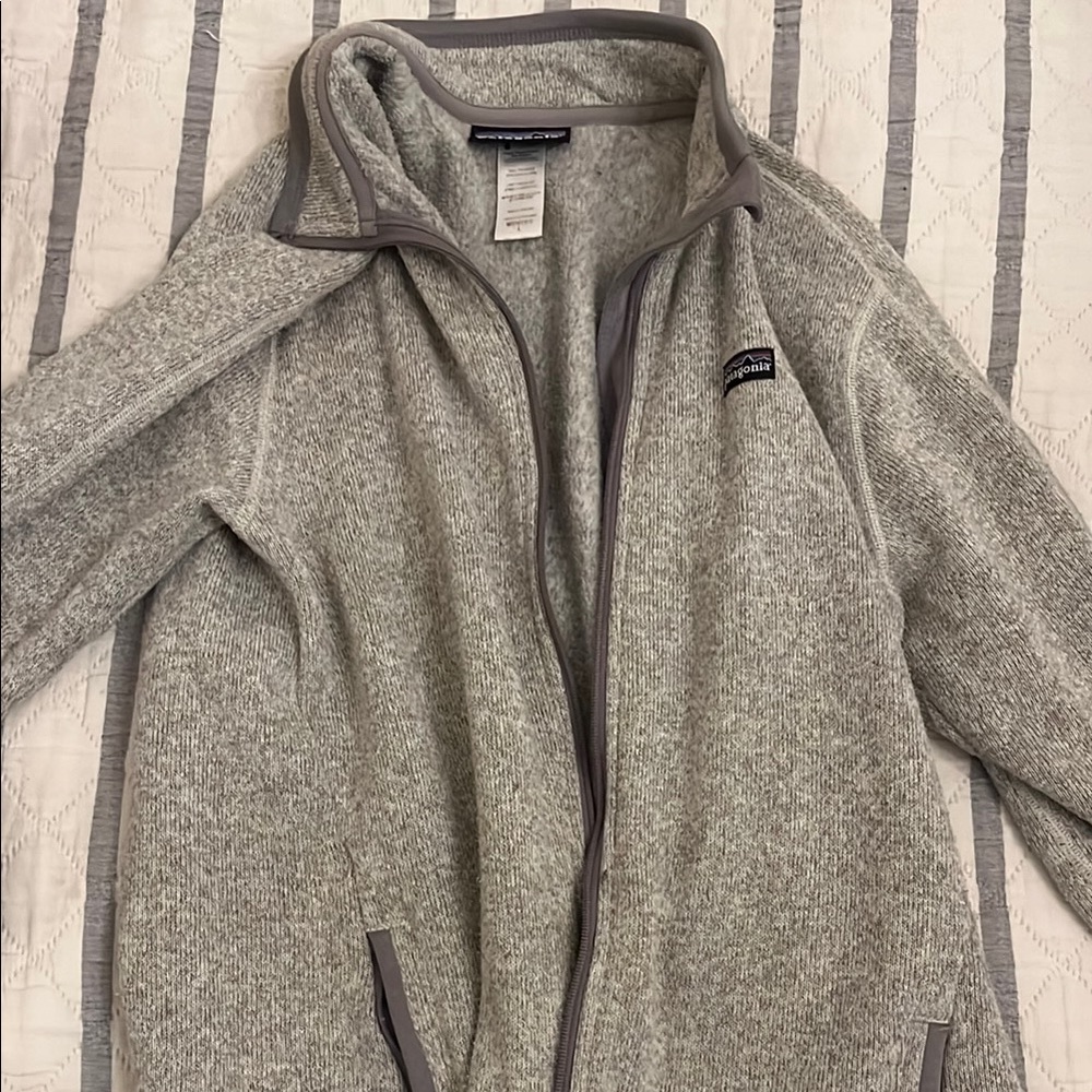 Patagonia Gray Utility Jacket with Standing Collar